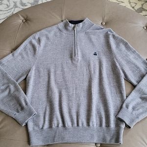 Brooks Brothers Gray 1/4 zip